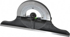 SPI - 12 to 24 Inch Long Blade, Combination Square Protractor Head - Cast Iron - Benchmark Tooling