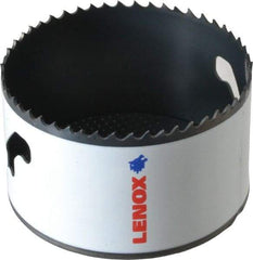 Lenox - 3-3/8" Diam, 1-1/2" Cutting Depth, Hole Saw - Bi-Metal Saw, Toothed Edge - Benchmark Tooling