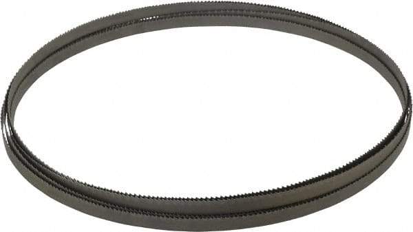 Lenox - 10 to 14 TPI, 12' 6" Long x 3/8" Wide x 0.025" Thick, Welded Band Saw Blade - Bi-Metal, Toothed Edge, Modified Raker Tooth Set, Flexible Back, Contour Cutting - Benchmark Tooling