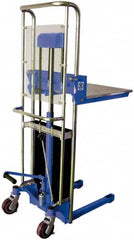 Vestil - 880 Lb Capacity Portable Hydraulic Hefty Lift Table - 3-1/2" Lift Height, 24" Platform Length x 23" Platform Width - Benchmark Tooling
