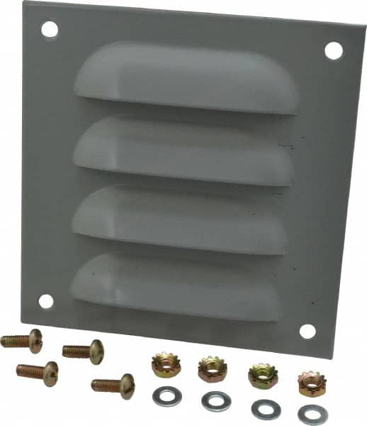 Cooper B-Line - Electrical Enclosure Steel Louver Plate Kit - For Use with Cooper B-Line Enclosures - Benchmark Tooling