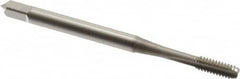 OSG - #5-40 UNC 2B/3B 3 Flute Nitride Finish Vanadium High Speed Steel Straight Flute Machine Tap - Bottoming, Right Hand Thread, 1-15/16" OAL, 5/8" Thread Length, H2 Limit, Oversize - Exact Industrial Supply