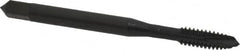 OSG - #10-24 UNC, 3 Flute, Oxide Finish, Vanadium High Speed Steel Spiral Point Tap - Plug Chamfer, Right Hand Thread, 2-3/8" OAL, 7/8" Thread Length, 0.194" Shank Diam, Series 280 - Exact Industrial Supply