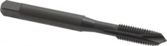 OSG - 1/4-28 UNF, 3 Flute, Oxide Finish, Vanadium High Speed Steel Spiral Point Tap - Plug Chamfer, Right Hand Thread, 2-1/2" OAL, 1" Thread Length, 0.255" Shank Diam, Series 280 - Exact Industrial Supply