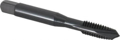 OSG - 5/16-18 UNC, 3 Flute, Oxide Finish, Vanadium High Speed Steel Spiral Point Tap - Plug Chamfer, Right Hand Thread, 2-23/32" OAL, 1-1/8" Thread Length, 0.318" Shank Diam, 2B Class of Fit, Series 280 - Exact Industrial Supply