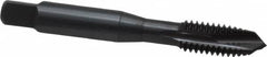 OSG - 3/8-16 UNC, 3 Flute, Oxide Finish, Vanadium High Speed Steel Spiral Point Tap - Plug Chamfer, Right Hand Thread, 2-15/16" OAL, 1-1/4" Thread Length, 0.381" Shank Diam, 3B Class of Fit, Series 280 - Exact Industrial Supply