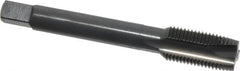 OSG - 1/2-20 UNF, 3 Flute, Oxide Finish, Vanadium High Speed Steel Spiral Point Tap - Plug Chamfer, Right Hand Thread, 3-3/8" OAL, 1-21/32" Thread Length, 0.367" Shank Diam, 3B Class of Fit, Series 280 - Exact Industrial Supply