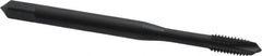 OSG - M4x0.70 Metric Coarse, 3 Flute, Oxide Finish, Vanadium High Speed Steel Spiral Point Tap - Plug Chamfer, Right Hand Thread, 2-1/8" OAL, 3/4" Thread Length, 0.168" Shank Diam, 6H Class of Fit, Series 289 - Exact Industrial Supply