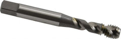 OSG - M8x1.25 Metric Coarse 2 Flute 6H Modified Bottoming Spiral Flute Tap - Vanadium High Speed Steel, Bright Finish, 2-23/32" OAL, Right Hand Flute, Right Hand Thread, D5, Series 296 - Exact Industrial Supply