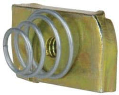 Cooper B-Line - 1/4-20" Rod, Zinc Dichromate Steel Spring Strut Nut - 450 Lb Capacity, 1/4-20" Bolt - Benchmark Tooling