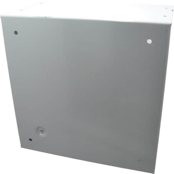 Cooper B-Line - Steel Junction Box Enclosure Screw Flat Cover - NEMA 1, 10" Wide x 10" High x 6" Deep - Benchmark Tooling