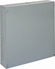 Cooper B-Line - Steel Junction Box Enclosure Screw Flat Cover - NEMA 1, 18" Wide x 18" High x 4" Deep - Benchmark Tooling