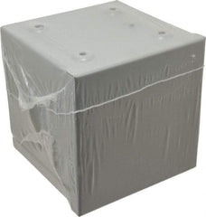 Cooper B-Line - Steel Junction Box Enclosure Screw Flat Cover - NEMA 3R, 6" Wide x 6" High x 6" Deep, Rainproof - Benchmark Tooling