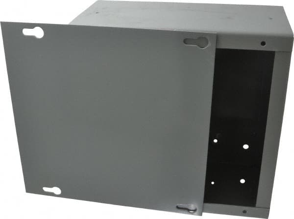 Cooper B-Line - Steel Junction Box Enclosure Screw Flat Cover - NEMA 1, 8" Wide x 8" High x 4" Deep - Benchmark Tooling