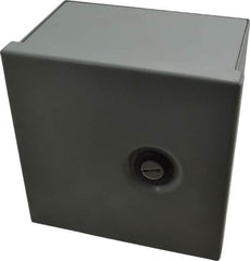 Cooper B-Line - Steel Standard Enclosure Hinge Flat Cover - NEMA 1, 6" Wide x 6" High x 4" Deep - Benchmark Tooling