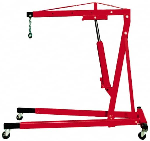 Value Collection - 4,000 Lb Load Capacity, Steel Shop Crane - 2.29', 3.18', 3.93', 4-3/4' Span - Benchmark Tooling