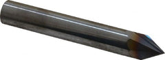 Niagara Cutter - 3/8" Diam 2 Flute Single End Solid Carbide Chamfer Mill - Benchmark Tooling