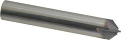 Niagara Cutter - 1/2" Diam 4 Flute Single End Solid Carbide Chamfer Mill - Benchmark Tooling