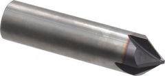 Niagara Cutter - 3/4" Diam 4 Flute Single End Solid Carbide Chamfer Mill - Benchmark Tooling