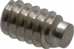 Value Collection - #4-40 UNC, 3/16" OAL, Half Dog Point Set Screw - Grade Austenitic A2 Stainless Steel, 0.05" Key - Benchmark Tooling