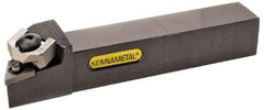 Kennametal - MTJN, Left Hand Cut, 3° Lead Angle, 20mm Shank Height x 20mm Shank Width, Negative Rake Indexable Turning Toolholder - 125mm OAL, TN..1604.. Insert Compatibility, Series Wedgelock - Benchmark Tooling