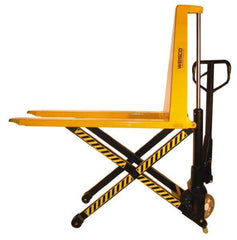 Wesco Industrial Products - 3,000 Lb Capacity Skid Lifter Scissor Lift - 3-1/2" Lift Height, 43" Platform Length x 20" Platform Width - Benchmark Tooling