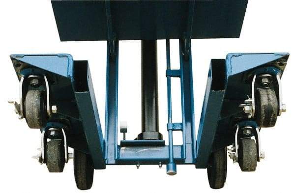 Vestil - 175 Lb Capacity Manual Cable Winch Lift Table - 1/4" to 58" Lift Height, 20" Platform Length x 20" Platform Width - Benchmark Tooling