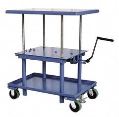 Vestil - 2,000 Lb Capacity Mechanical Lift Table - 28" Lift Height, 36" Platform Length x 24" Platform Width - Benchmark Tooling