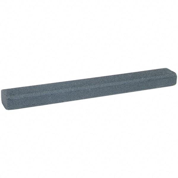 Norton - 10" Long x 1-1/4" Wide x 3/4" Thick, Silicon Carbide Sharpening Stone - Flat Stone, Coarse Grade - Benchmark Tooling