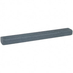 Norton - 10" Long x 1-1/4" Wide x 3/4" Thick, Silicon Carbide Sharpening Stone - Flat Stone, Coarse Grade - Benchmark Tooling