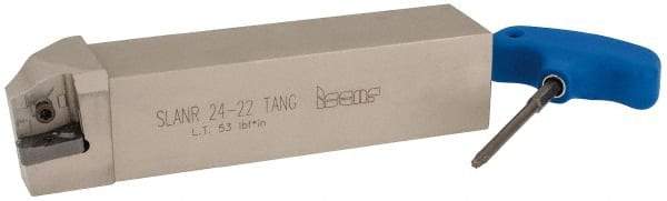 Iscar - SLAN, Right Hand Cut, 1-1/2" Shank Height x 1-1/2" Shank Width, Negative Rake Indexable Turning Toolholder - 7" OAL, LNMX 2210 Insert Compatibility, Series Heliturn - Benchmark Tooling