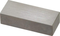 Mitutoyo - 0.55" Rectangular Steel Gage Block - Accuracy Grade AS-1, Includes Certificate of Inspection - Benchmark Tooling