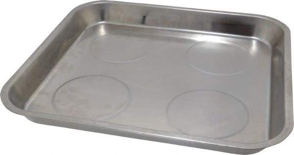 Eclipse - 11-1/2" Long x 10-11/16" Wide Magnetic Tray - Stainless Steel with Rubber-Coated Ferrite - Benchmark Tooling