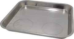 Eclipse - 11-1/2" Long x 10-11/16" Wide Magnetic Tray - Stainless Steel with Rubber-Coated Ferrite - Benchmark Tooling