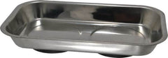 Eclipse - 9-1/2" Long x 5-9/16" Wide Magnetic Tray - Stainless Steel with Rubber-Coated Ferrite - Benchmark Tooling