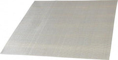 Value Collection - 33 Gage, 0.012 Inch Wire Diameter, 30 x 30 Mesh per Linear Inch, Stainless Steel, Wire Cloth - 0.021 Inch Opening Width, 12 Inch Wide x 12 Inch Stock Length - Benchmark Tooling