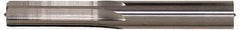 Hertel - Letter U Solid Carbide 6 Flute Chucking Reamer - Straight Flute, Straight Shank, 1-1/4" Flute Length, 3-1/2" OAL - Benchmark Tooling