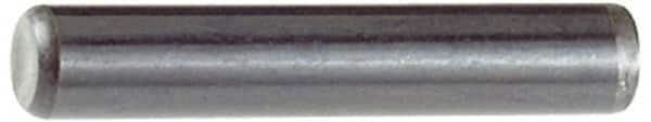 Holo-Krome - 3/16" Diam x 1" Pin Length 4000 Alloy Steel Oversized Dowel Pin - Black Luster Finish, C 47-58 & C 60 (Surface) Hardness, 1 Beveled & 1 Rounded End - Benchmark Tooling