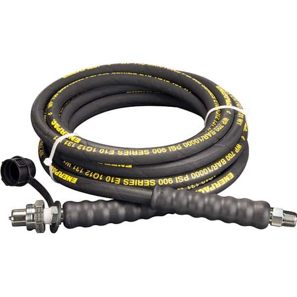 Enerpac - Hydraulic Pump Hose Inside Diameter (Inch): 0.375 Hose Length (Feet): 20.00 - Benchmark Tooling