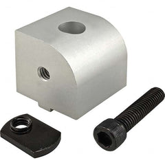 80/20 Inc. - 1-1/2" Wide x 1-1/2" High x 1-1/2" Long Open Shelving 90 Degree Pivot Nub - Benchmark Tooling