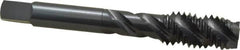 OSG - 1/2-13 UNC 3 Flute 3B Plug Spiral Flute Tap - High Speed Steel, Oxide Finish, 3-3/8" OAL, Right Hand Flute, Right Hand Thread, H3, Series 107 - Benchmark Tooling