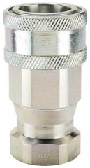 Parker - 1-1/16-12 SAE Steel Hydraulic Hose O-Ring Boss Coupler & Female Fitting - 4,000 psi - Benchmark Tooling