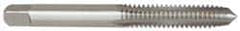 OSG - #4-40 UNC 2B 3 Flute Bright Finish Cobalt Straight Flute Machine Tap - Plug, Right Hand Thread, 1-7/8" OAL, 9/16" Thread Length, H2 Limit, Oversize - Exact Industrial Supply
