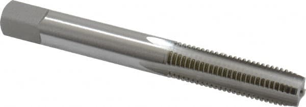 OSG - 5/16-24 UNF 3B 4 Flute Bright Finish Cobalt Straight Flute Machine Tap - Plug, Right Hand Thread, 2-23/32" OAL, 1-1/8" Thread Length, H3 Limit, Oversize - Exact Industrial Supply