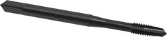 OSG - #8-32 UNC, 3 Flute, Oxide Finish, Powdered Metal Spiral Point Tap - Plug Chamfer, Right Hand Thread, 2-1/8" OAL, 3/4" Thread Length, 0.168" Shank Diam, Series 312 - Exact Industrial Supply