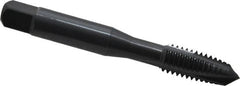 OSG - 3/8-16 UNC, 3 Flute, Oxide Finish, Powdered Metal Spiral Point Tap - Plug Chamfer, Right Hand Thread, 2-15/16" OAL, 1-1/4" Thread Length, 0.381" Shank Diam, 3B Class of Fit, Series 312 - Exact Industrial Supply