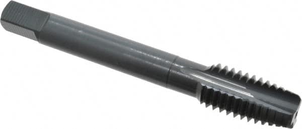 OSG - 1/2-13 UNC, 3 Flute, Oxide Finish, Powdered Metal Spiral Point Tap - Plug Chamfer, Right Hand Thread, 3-3/8" OAL, 1-21/32" Thread Length, 0.367" Shank Diam, 3B Class of Fit, Series 312 - Exact Industrial Supply