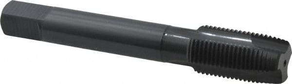 OSG - 5/8-18 UNF, 3 Flute, Oxide Finish, Powdered Metal Spiral Point Tap - Plug Chamfer, Right Hand Thread, 3-13/16" OAL, 1-13/16" Thread Length, 0.48" Shank Diam, 3B Class of Fit, Series 312 - Exact Industrial Supply