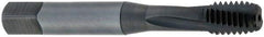 OSG - 7/16-20 UNF 3 Flute Bottoming Spiral Flute Tap - Powdered Metal, Oxide Finish, 3-5/32" OAL, Right Hand Flute, Right Hand Thread, H3, Series 313NI - Benchmark Tooling