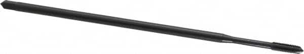 OSG - #10-32 UNF 3 Flute H3 Oxide Finish Vanadium High Speed Steel Spiral Point Extension Tap - Plug Chamfer, 6" OAL, 2B/3B Class of Fit - Exact Industrial Supply